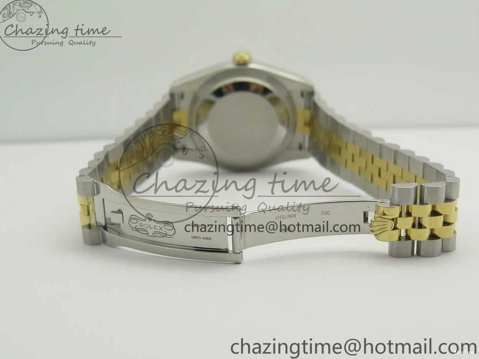 MiroTime 0801 DateJust 36 SS YG 116233 ARF 1:1 Best Edition 904L Steel Black Dial Stick Markers on Jubilee Bracelet SH3135 V EasyMatch 3261